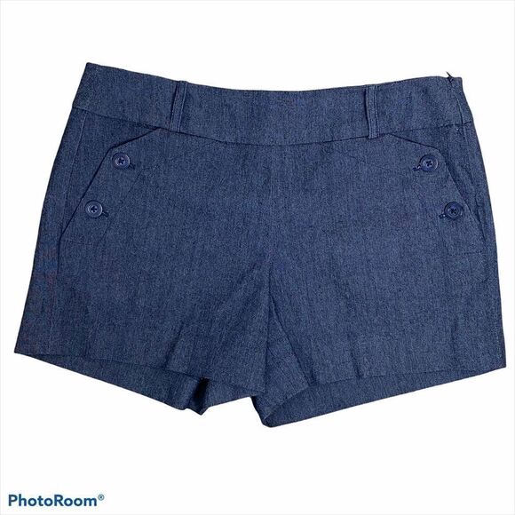 Sandro Paris Shorts Blue Size 8P - Picture 1 of 7